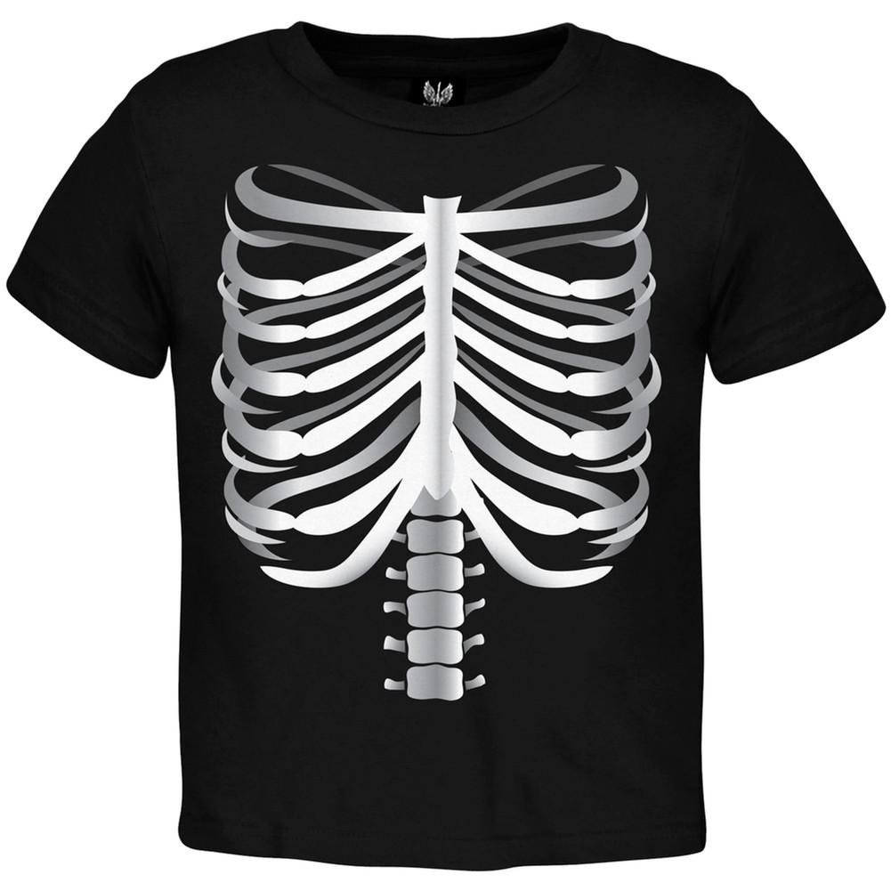 Halloween Skeleton Cage 3D Toddler Costume T-Shirt