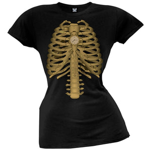 Steampunk Skeleton Costume Juniors T-Shirt