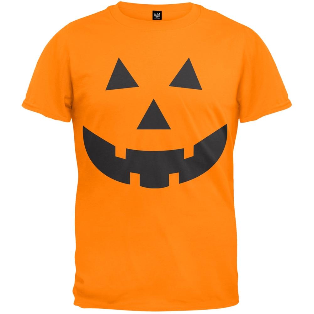 Halloween Jack-O-Lantern Face Youth T-Shirt