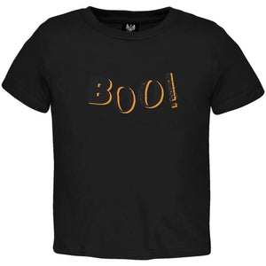 Halloween Boo! Black Toddler T-Shirt