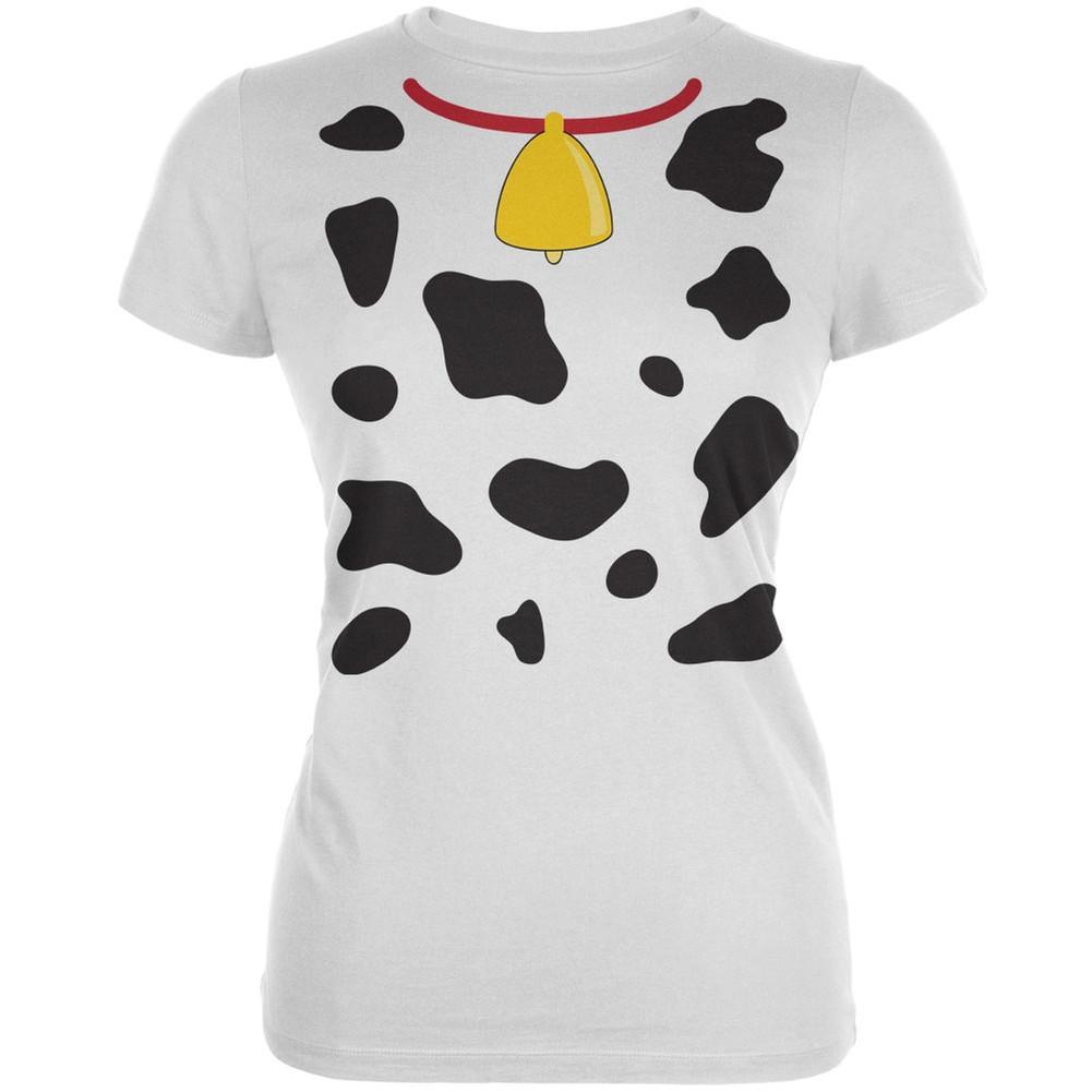 Halloween Cow Costume Juniors T-Shirt