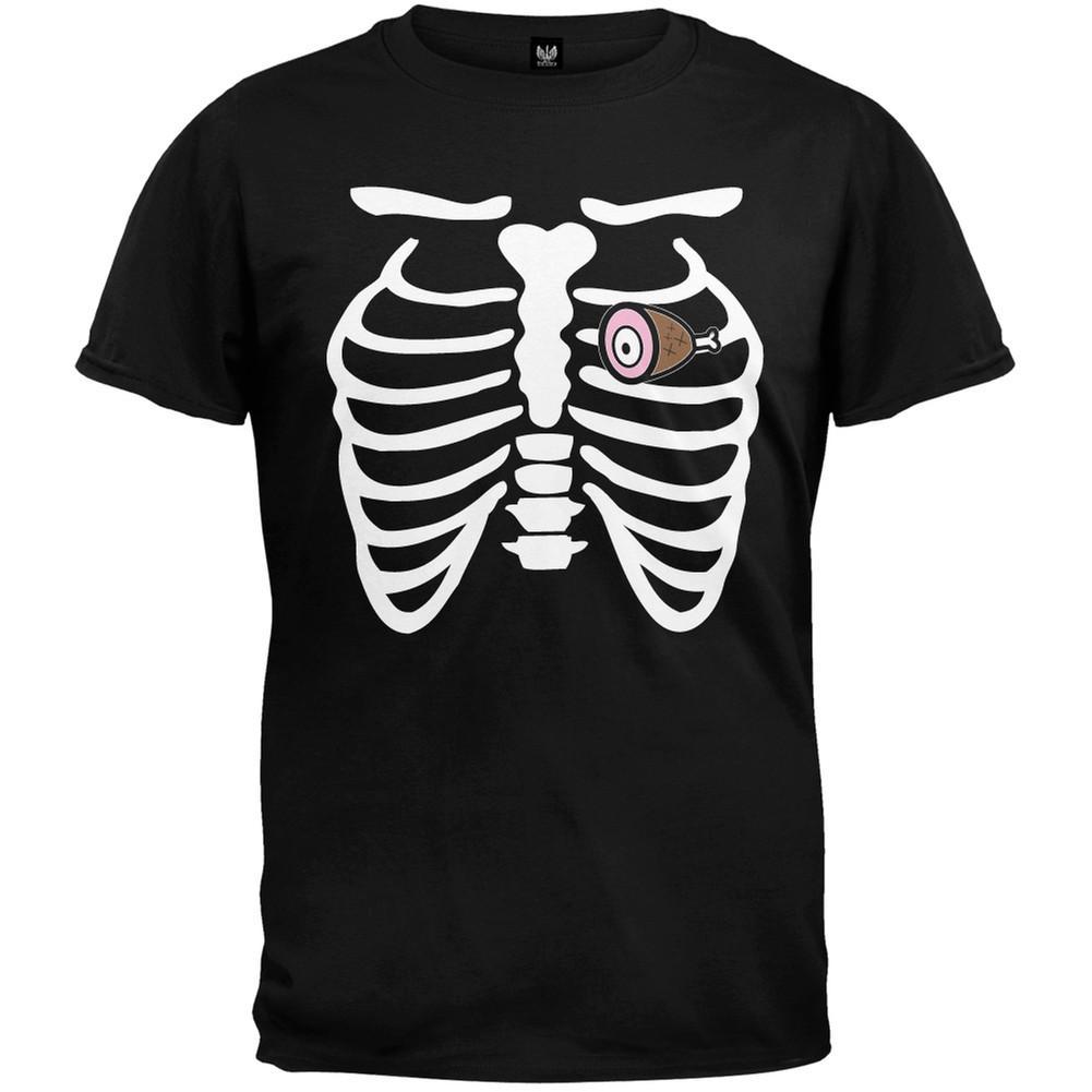 Ham Heart Skeleton Costume T-Shirt