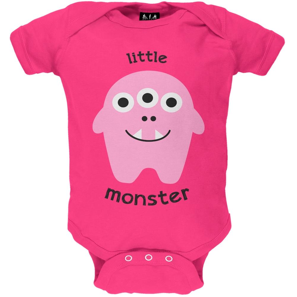 Halloween Little Monster 2 Pink Baby One Piece