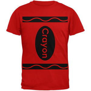 Halloween Crayon Costume Red T-Shirt