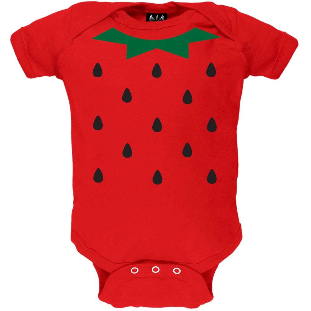 Halloween Strawberry Costume Baby One Piece