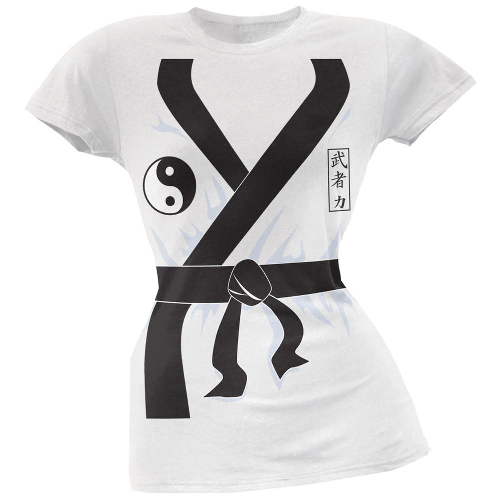 Halloween Karate Kid Costume Juniors T-Shirt