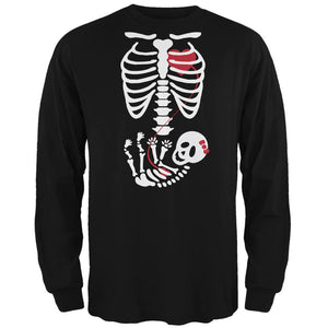 Halloween Baby Girl Skeleton Long Sleeve T-Shirt