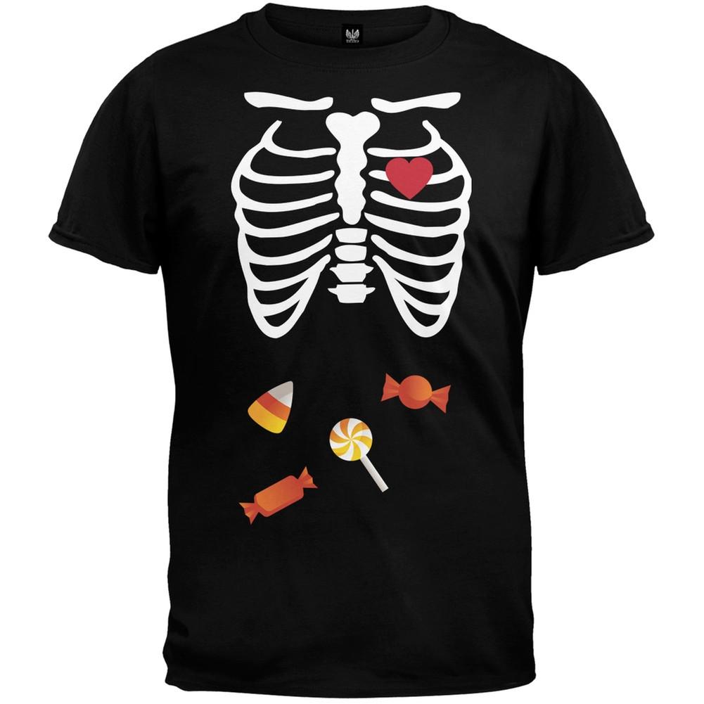 Halloween Candy Baby Skeleton T-Shirt