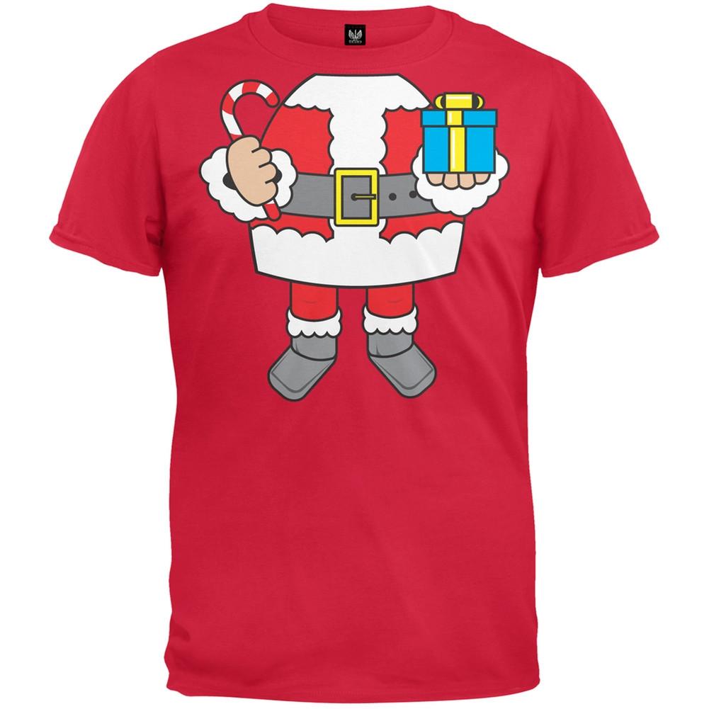 Santa Body Costume Red T-Shirt