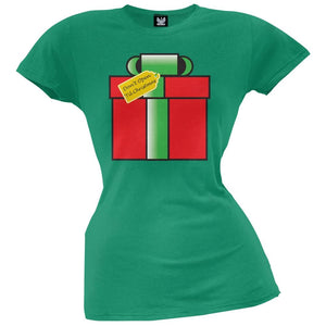 Don't Open 'Til Christmas Grey Juniors T-Shirt