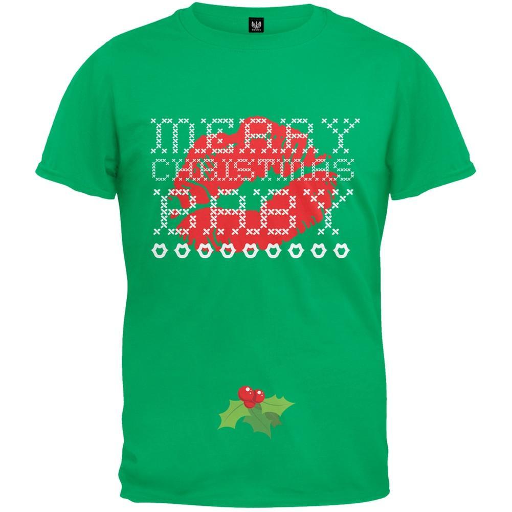 Merry Christmas Baby Ugly Christmas Black T-Shirt