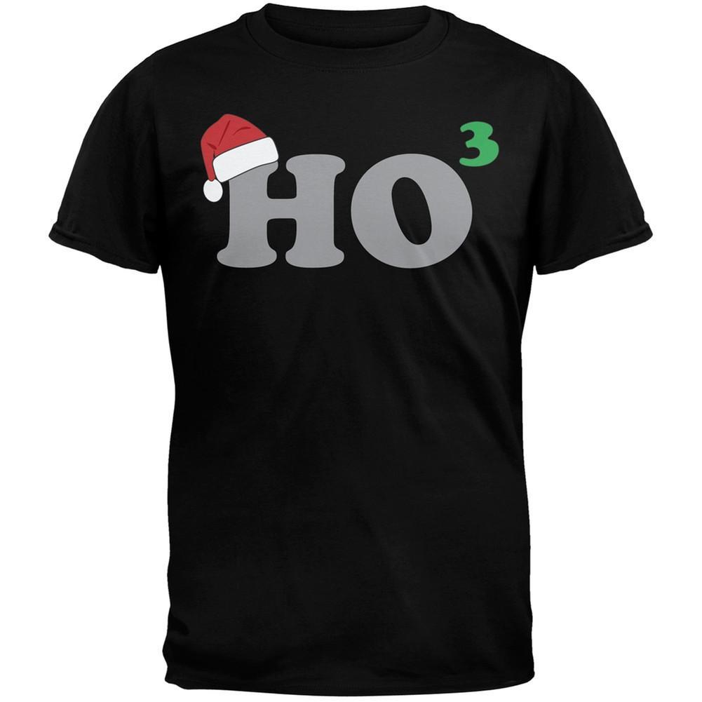 Ho to the 3 Adult Black T-Shirt