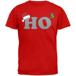 Ho to the 3 Adult Red T-Shirt