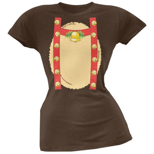 Reindeer With Bells Costume Juniors T-Shirt