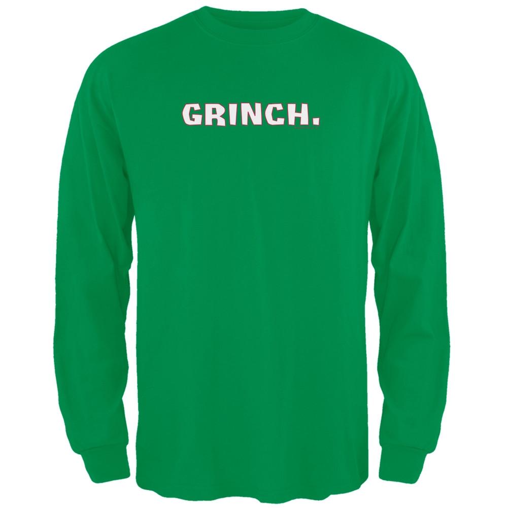 Grinch Green Adult Long Sleeve T-Shirt