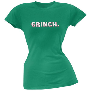 Grinch Green Soft Juniors T-Shirt