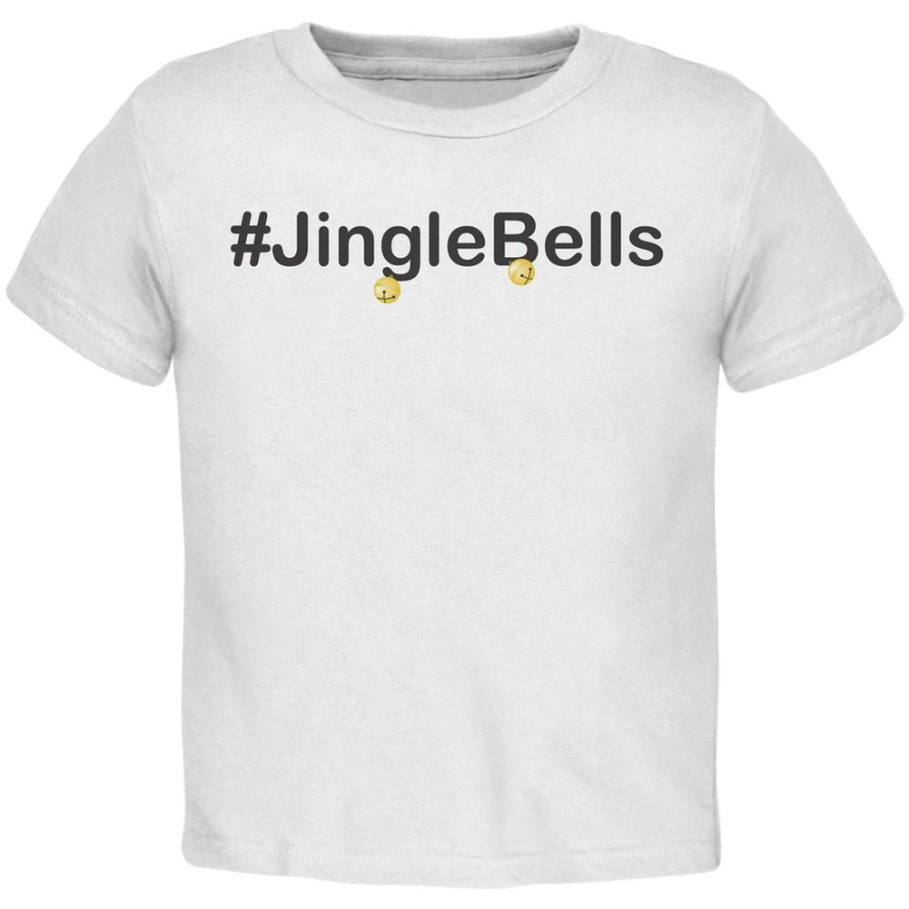 #Jinglebells Christmas Hashtag Red Toddler T-Shirt
