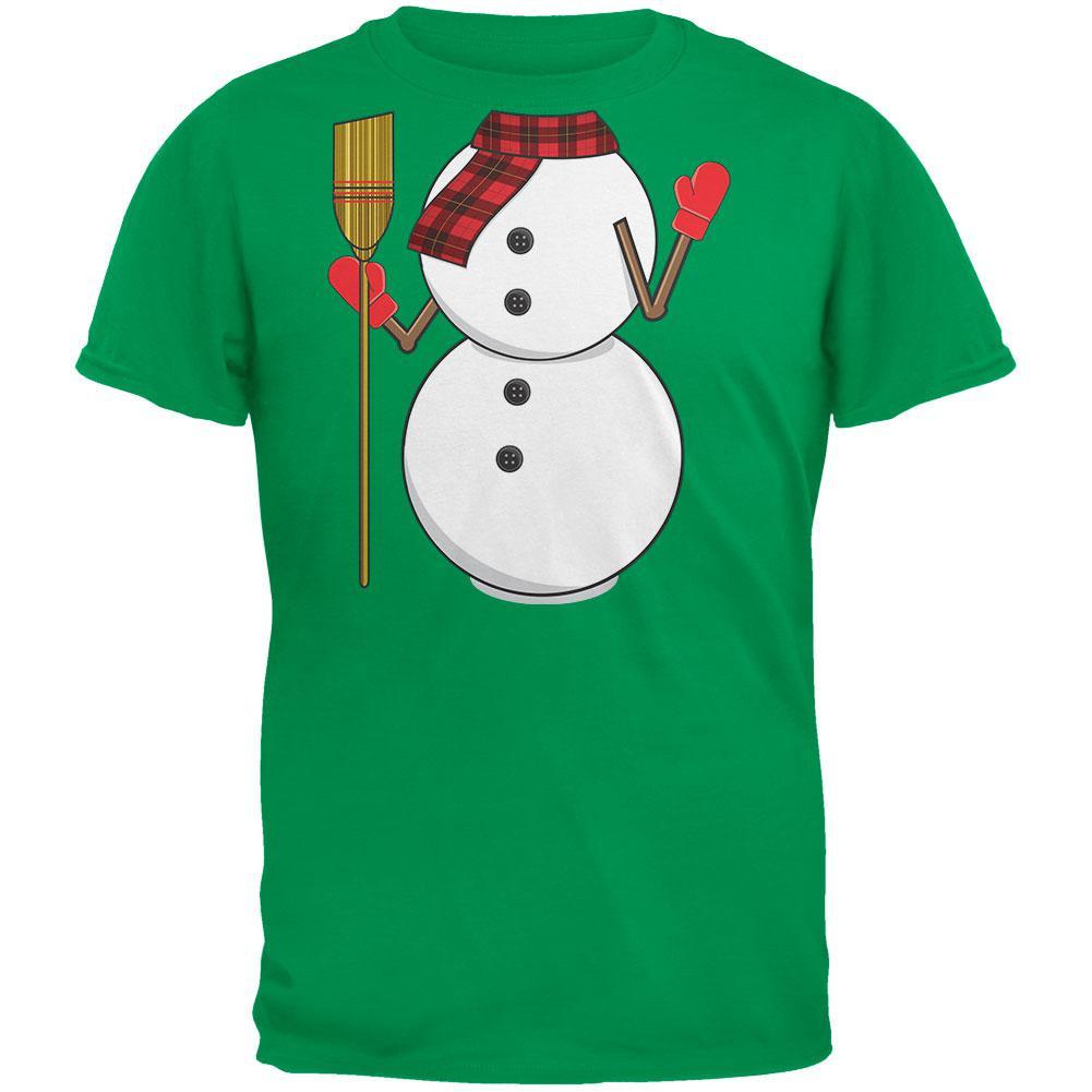 Snowman Body Costume Black Youth T-Shirt