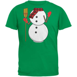 Snowman Body Costume Black Youth T-Shirt
