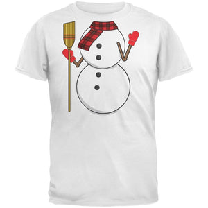 Snowman Body Costume Black Youth T-Shirt