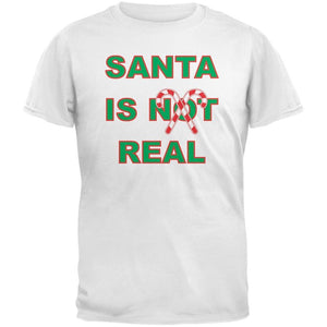 Santa Is Real Green Adult T-Shirt