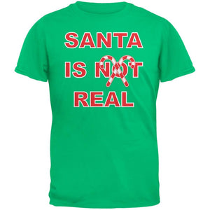 Santa Is Real Green Youth T-Shirt