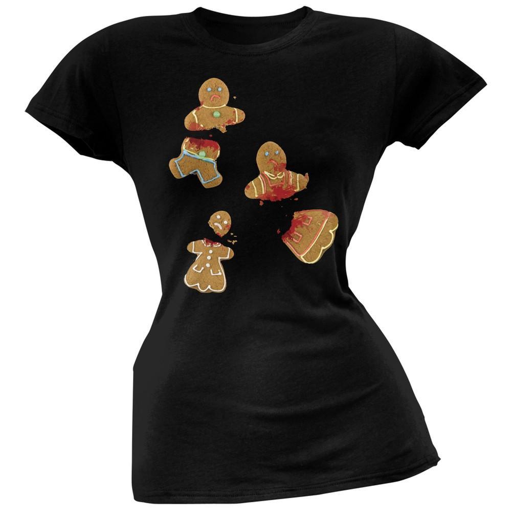 Ginger Bread Massacre Black Juniors T-Shirt