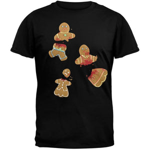 Ginger Bread Massacre Black Adult T-Shirt