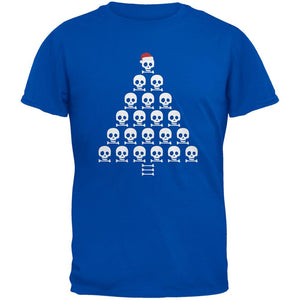 Skull & Crossbones Christmas Tree Black Youth T-Shirt