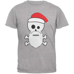 Skull and Crossbones Santa Sports Grey Youth T-Shirt