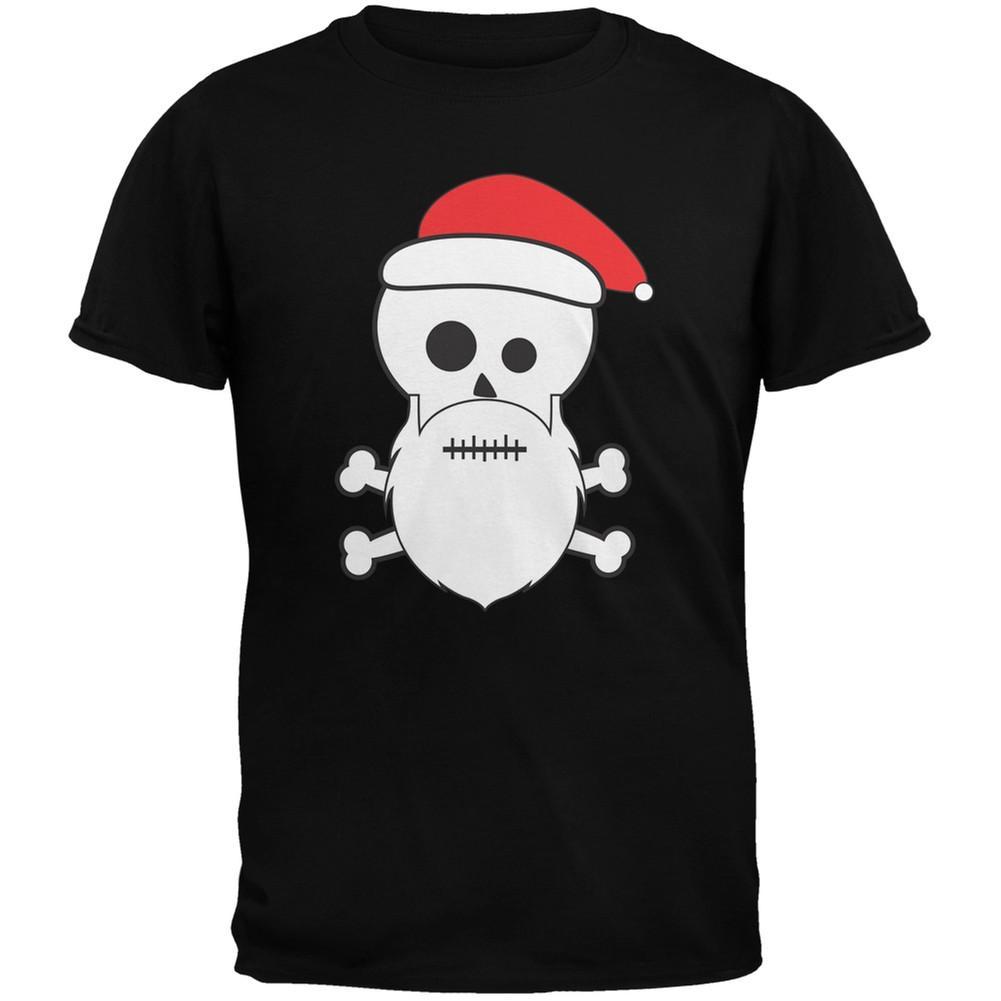 Skull and Crossbones Santa Sports Grey Youth T-Shirt