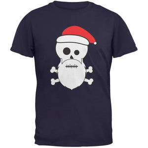 Skull and Crossbones Santa Sports Grey Youth T-Shirt