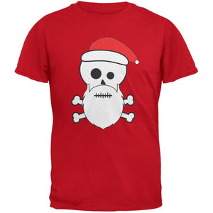 Skull and Crossbones Santa Sports Grey Youth T-Shirt