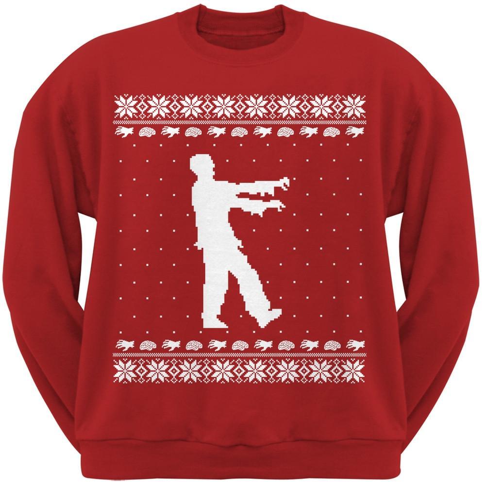 Big Zombie Ugly XMAS Sweater Forest Adult Sweatshirt