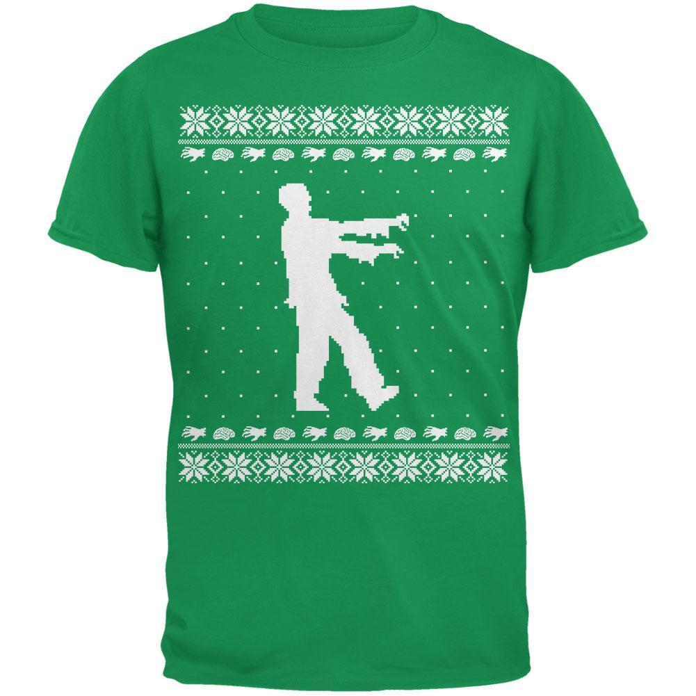 Big Zombie Ugly XMAS Sweater Forest Adult T-Shirt