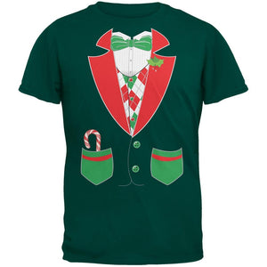 Christmas Tuxedo Costume Black Youth T-Shirt