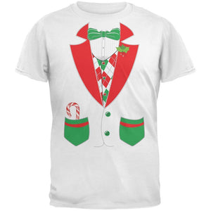 Christmas Tuxedo Costume Black Youth T-Shirt