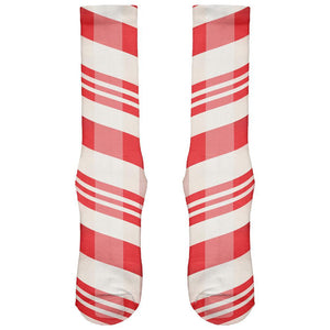 Christmas Candy Cane All Over Socks