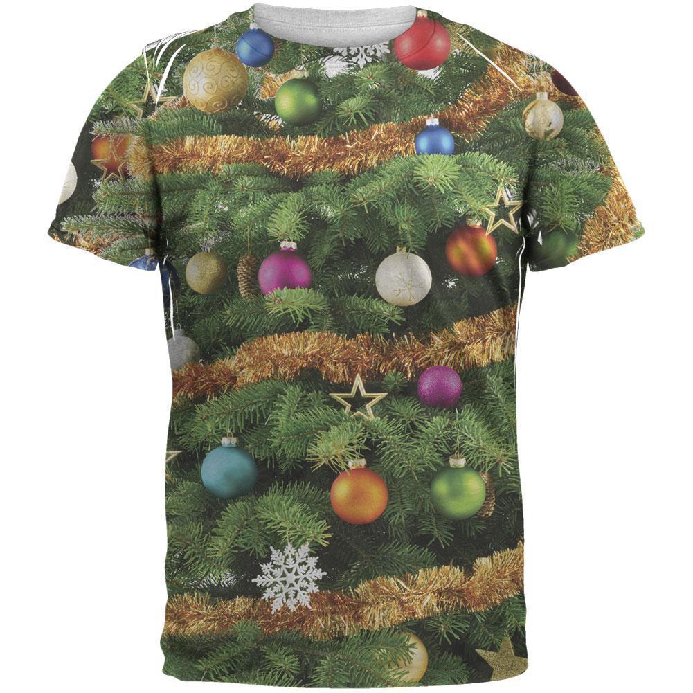 Christmas Tree Costume All Over Adult T-Shirt