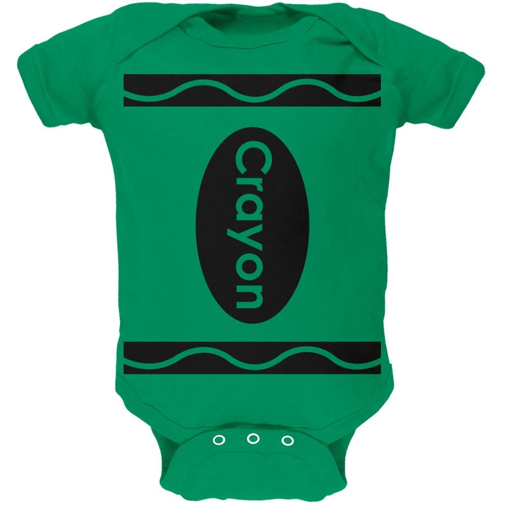 Green Crayon Costume Green Soft Baby One Piece